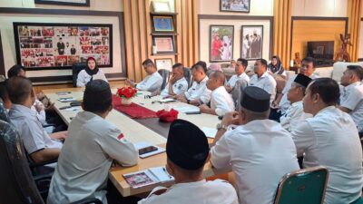 Perkuat Sinergi dan Evaluasi Program Kerja, Wabup Debby Kumpulkan Pejabat Eselon