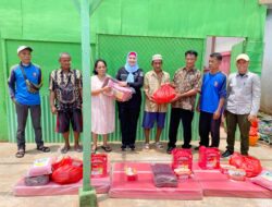 Puting Beliung Terjang Desa Sadai, Wabup Basel Debby Vita Dewi Langsung Salurkan Bantuan