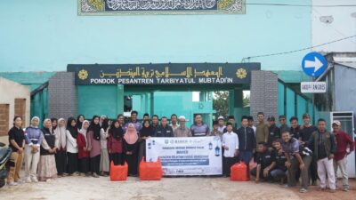 300 Takjil Ketupat Cicep Dibagikan Tim Baher untuk Santri, Anak Panti dan Pengendara