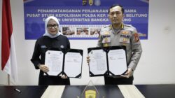 Polda Babel Jalin Kerjasama Dengan UBB, Perkuat SDM Melalui Program Studi Kepolisian